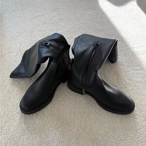 Steve Madden Prague Black Synthetic Boots